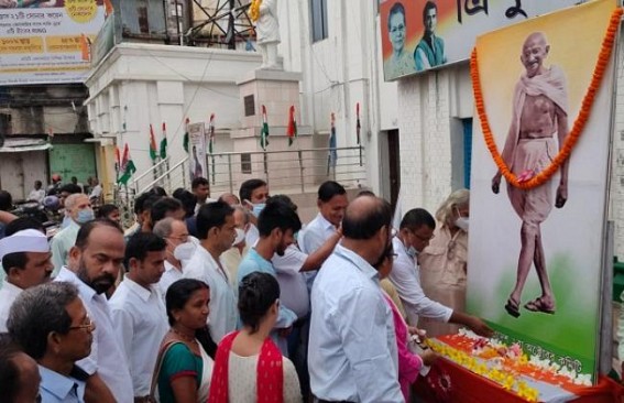Congress Pays Tribute to ‘Father of the Nation’ Mahatma Gandhi